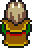 Character sprite in action.