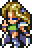 Character sprite in action.