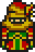Character sprite in action.
