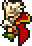 Character sprite in action.