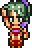 Character sprite in action.